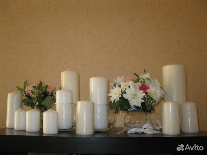 Свечи белые