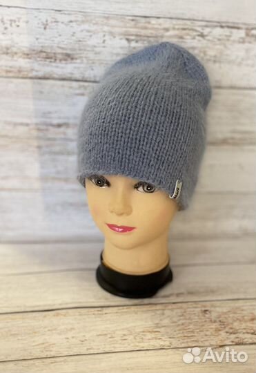 Шапка бини из пуха норки