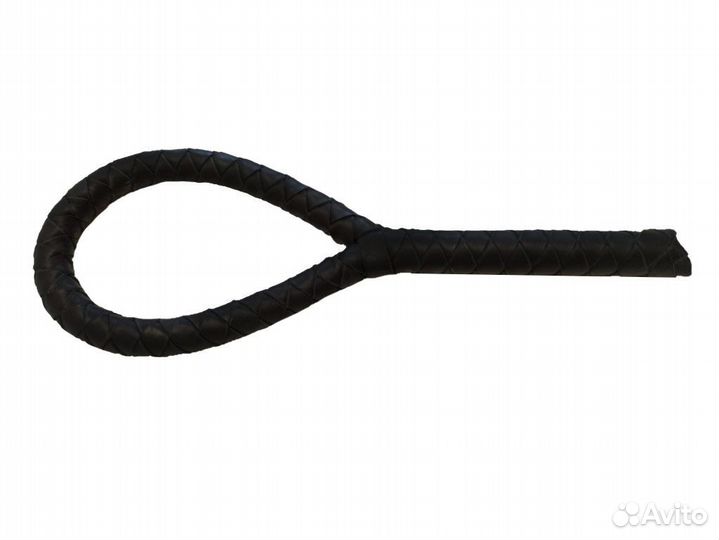 Нагайка петля для массажа черная