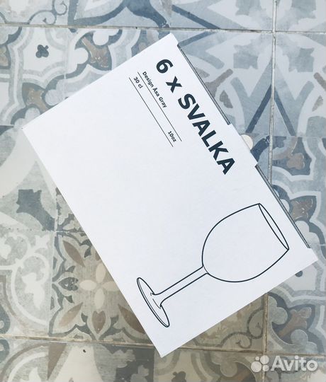 Бокалы для вина Икеа Свальк 6 шт