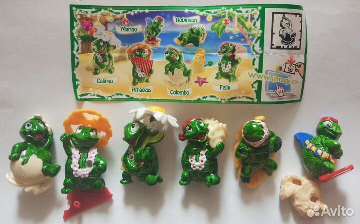 Киндер Черепахи 2012г