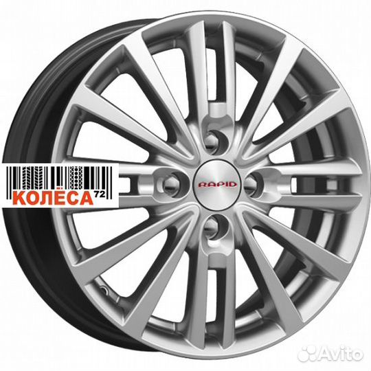 Кик Модена 6x15 4x100 ET48 Dia54.1 Блэк платинум