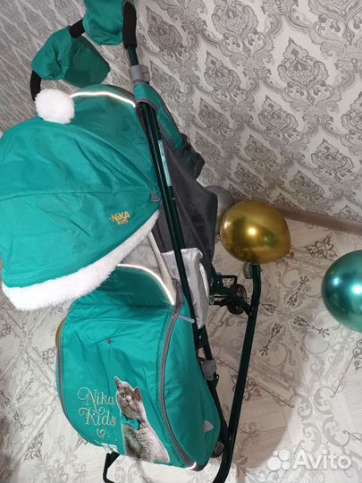 Санки коляска ника