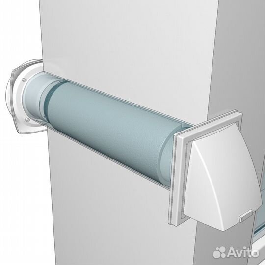 Приточный вентиляционный клапан кив-125кп-02 d125