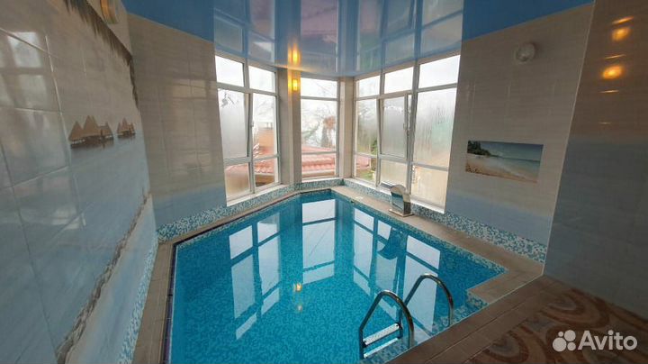 Сауна с тёплым бассейном