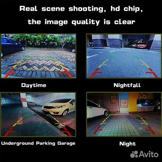 Камера авто (1080x720-600твл-12V) (CAV14) Белая