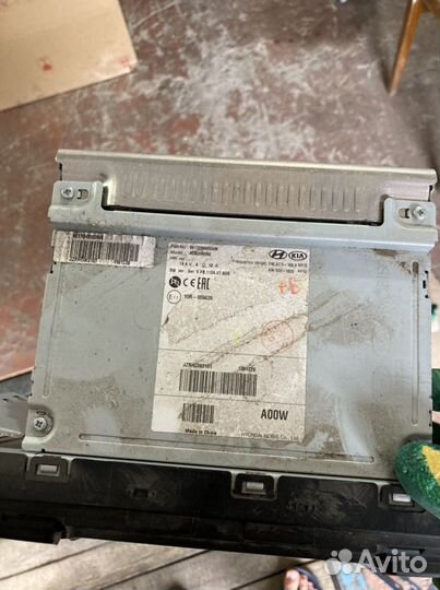 Штатный магнитафон киа рио 4