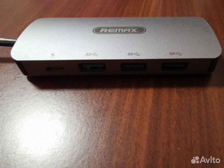 Док станция HUB Type-C (3-USB 3.0, hdmi ) Remax
