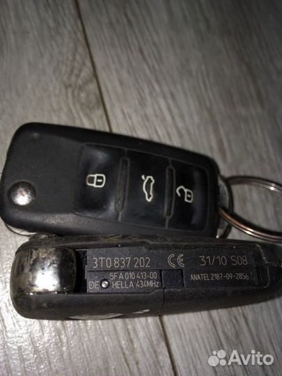 Ключ зажигания Skoda Octavia A5 FL BSE 1.6 2010