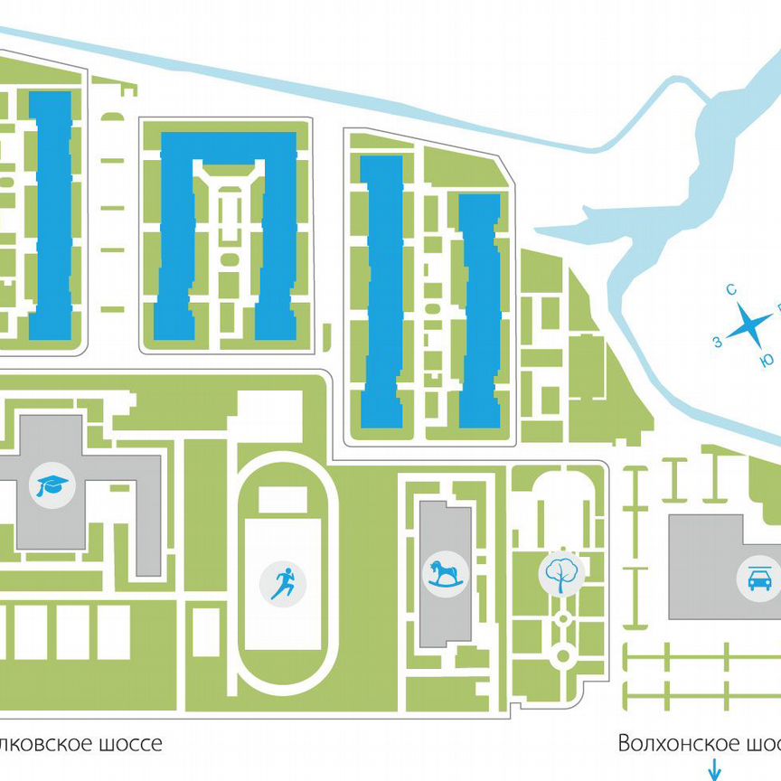 1-к. квартира, 44,6 м², 1/5 эт.