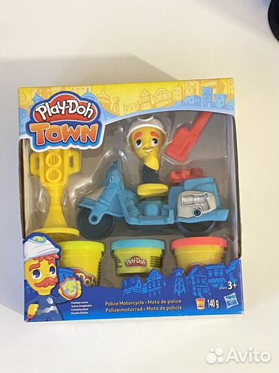 Новый набор play doh town дорожные знаки