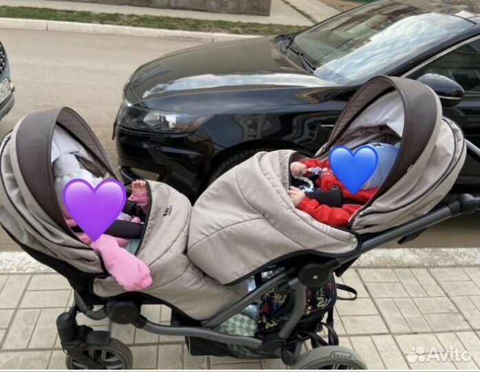 Коляска для двойни