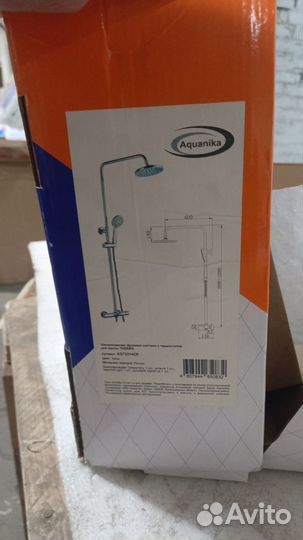 Душевая система Aquanika termo AQT2314CR хром