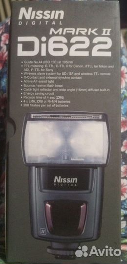 Вспышка Nissin markII Di622