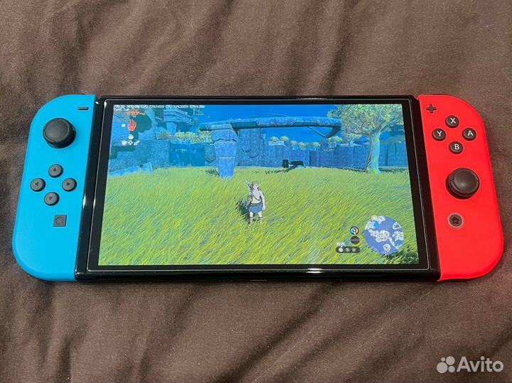 Nintendo switch oled прошитая бу 512gb