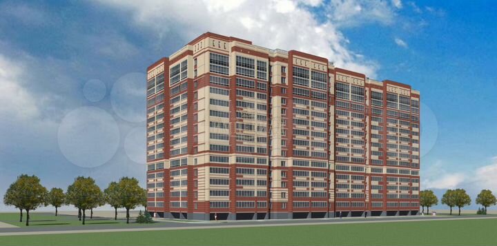 2-к. квартира, 64,2 м², 9/16 эт.