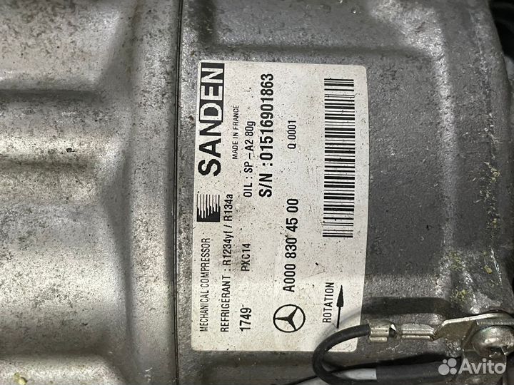 Компрессор кондиционера Mercedes w213/222/257