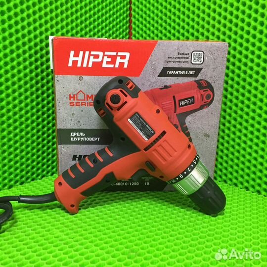 Дрель шуруповерт сетевой Hiper Hes3502B