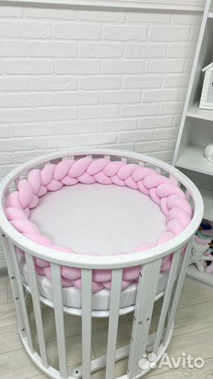 Бортик коса в кроватку