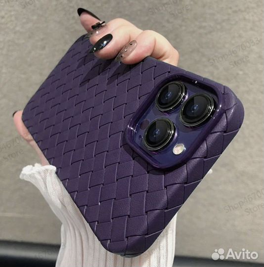 Чехол плетеный на iPhone 12, 13, 14 pro, pro max