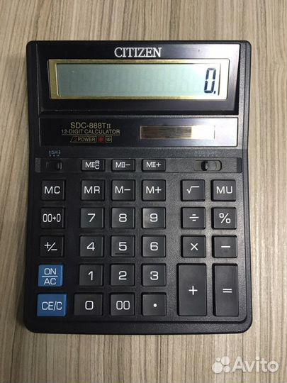 Калькулятор Citizen SDC-888Tii