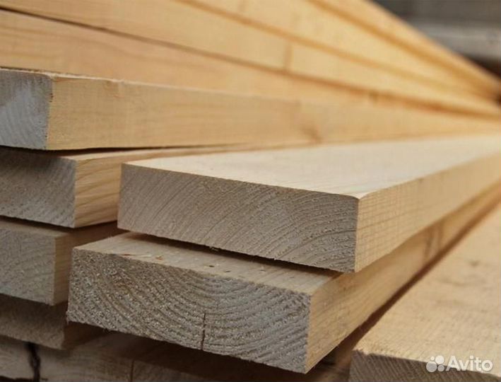 Доска сухая строганая 45х125