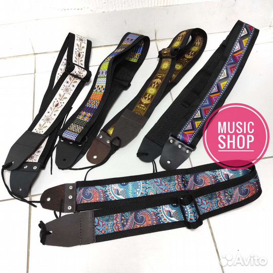 Ремень для гитары новый