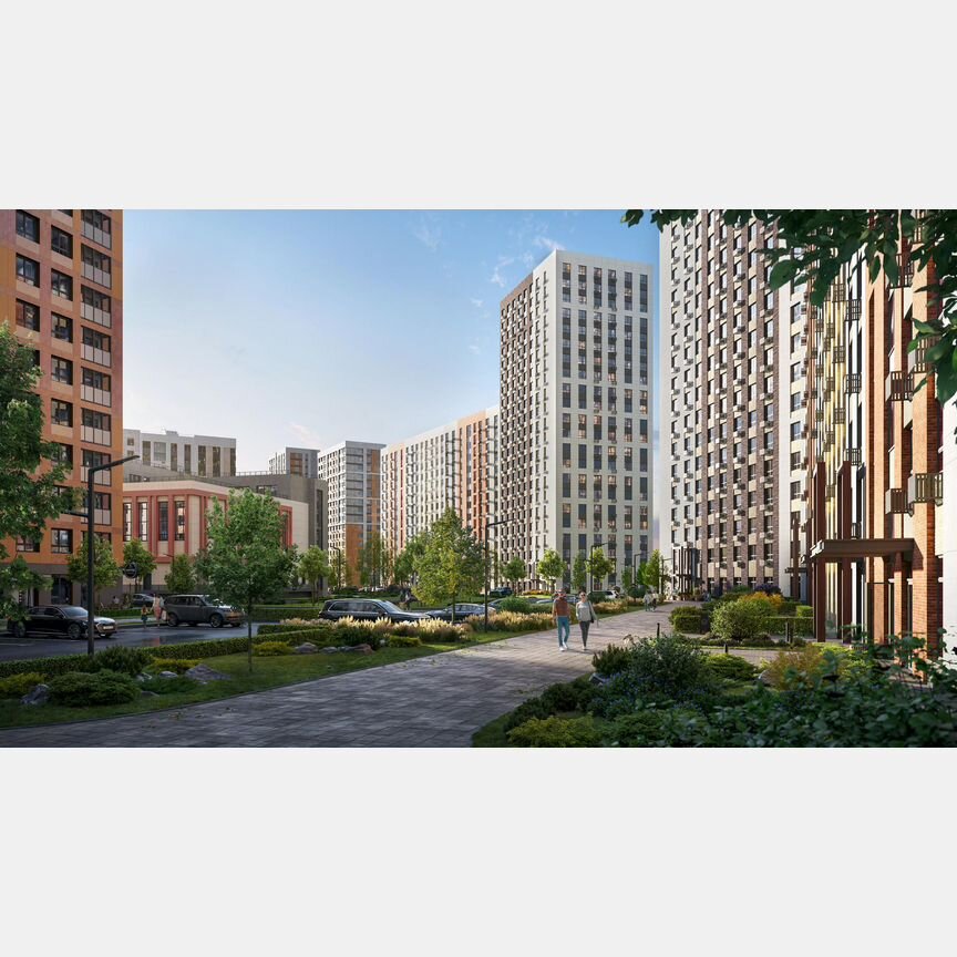 1-к. квартира, 45,6 м², 9/17 эт.