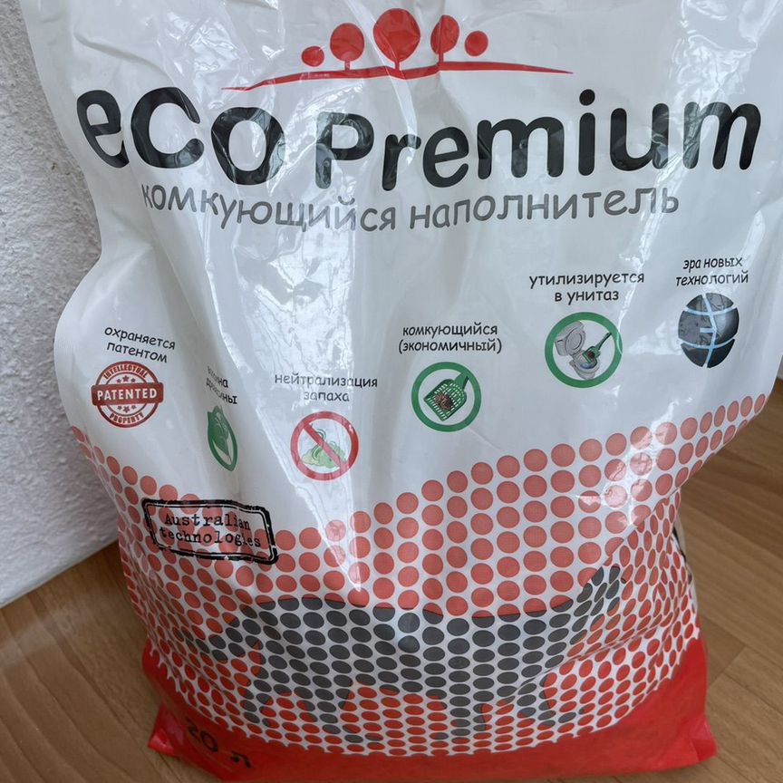 Наполнитель для кошачьего туалета Eco premium 20л