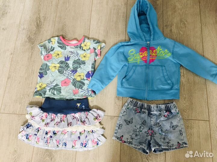 Фирменные вещи пакетом на рост 104