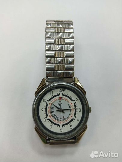 Часы луч кварц с будильником СССР