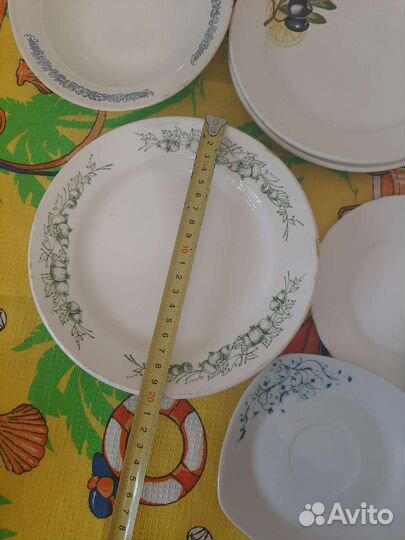 Набор тарелок для дачи или общежития