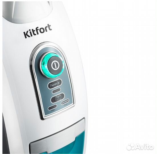 Паровой пылесос «2 в 1» Kitfort KT-535-2, белый