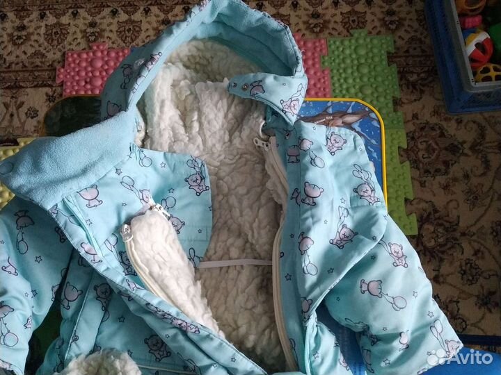 Кокон для новорожденных зимний б/у