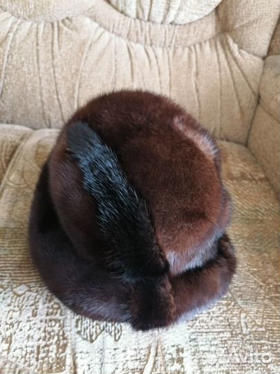 Шапка меховая зимняя женская норковая