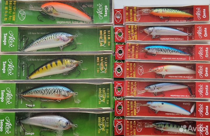 Редкие воблера Сербия и Польша