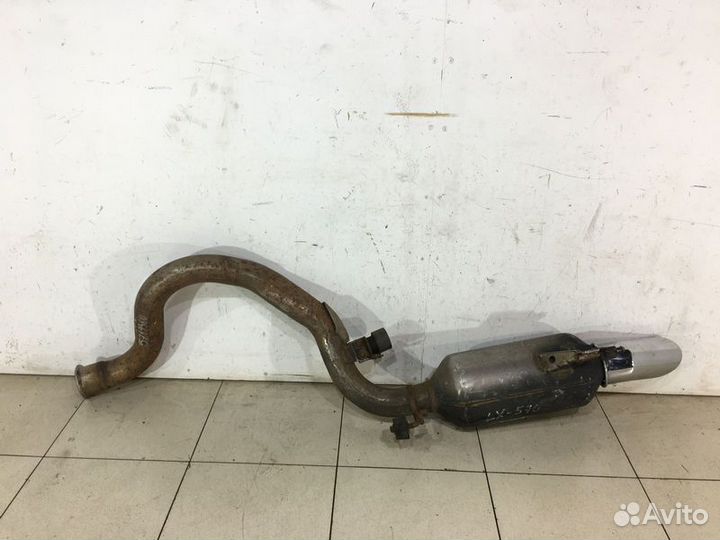 Задняя банка глушителя