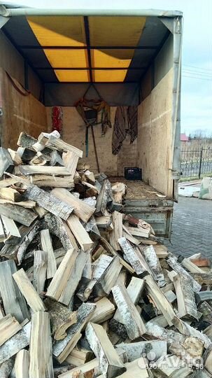 Дрова колотые сухие