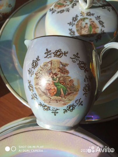 Сервизы чайный гдр, кофейные 2 шт, чашки Франция