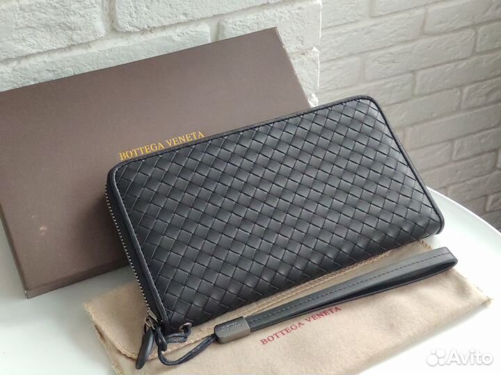 Мужской клатч кожаный кошелёк