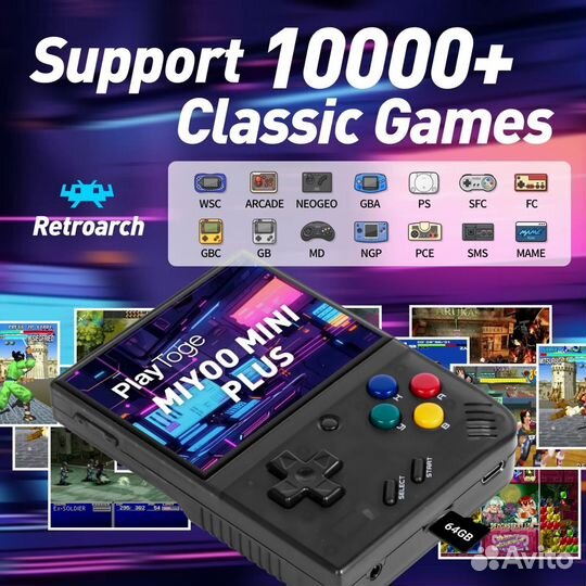 Игровая Приставка Miyoo Mini / Plus 128-32 - Новые