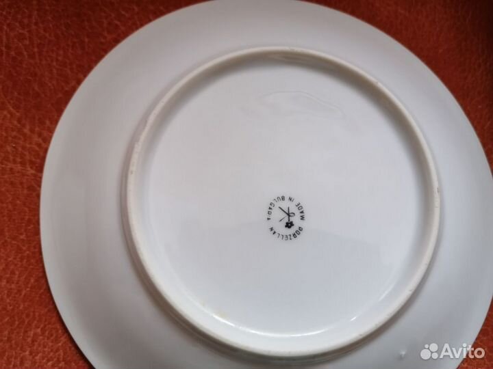 Porzellan дет. посуда:3 тарелки,чашка Болгария 70е