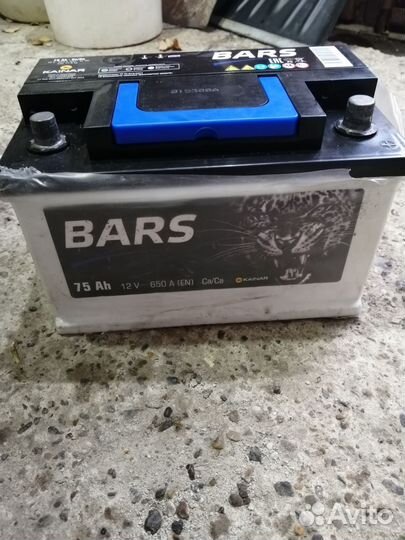Аккумулятор Барс 75 Ач