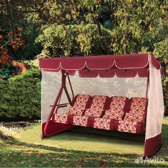 Качели 4-х местные Дефа Люси шоколад