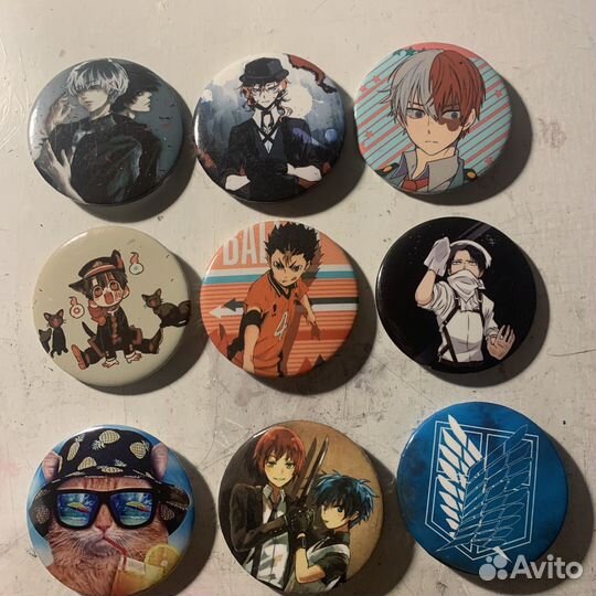 Значки по аниме и геншину