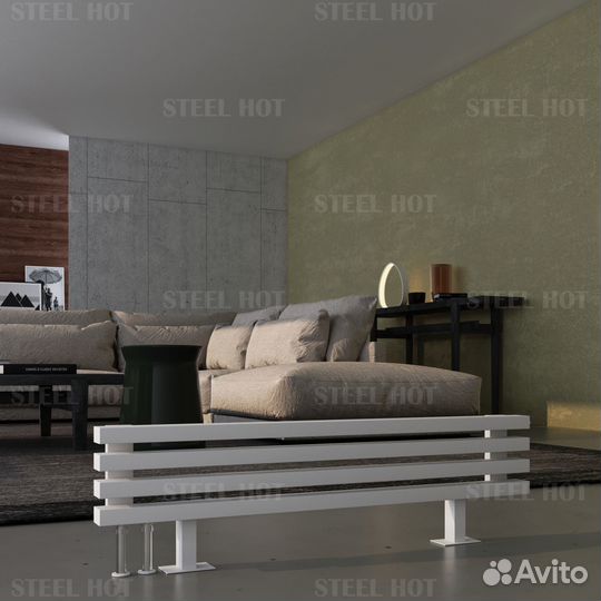 Напольный дизайнерский радиатор отопления от завод