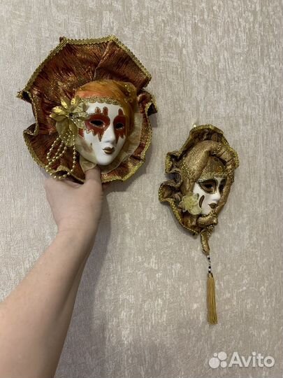 Венецианские маски декоративные