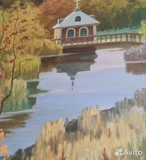 Картина маслом Исток Волги 70*60