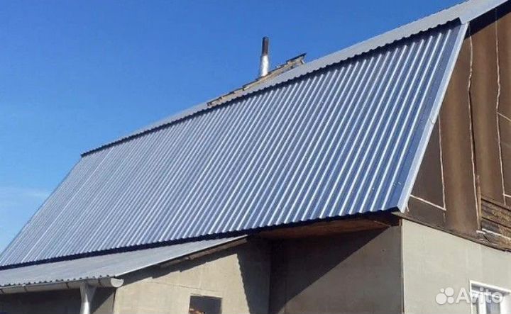 Профнастил для фасадов и крыш оцинкованный р/м2