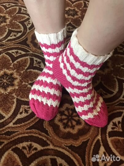 Носки женские, ручной работы, р37-38